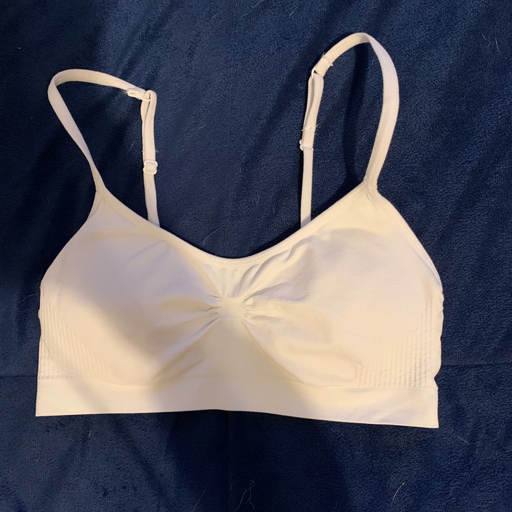 White padded bra